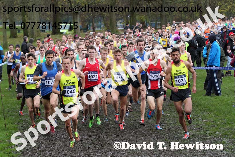 Senior men, British Athletics Liverpool Cross Challenge, Sefton Park, Liverpool. Photo: David T. Hewitson/Sports for All Pics